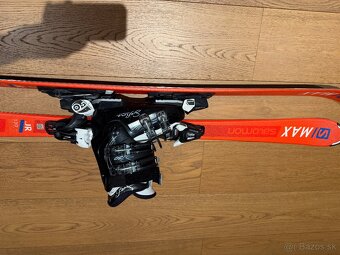 LYŽE SALOMON SMAX JR 130cm a Lyžiarky Techno Pro Safine