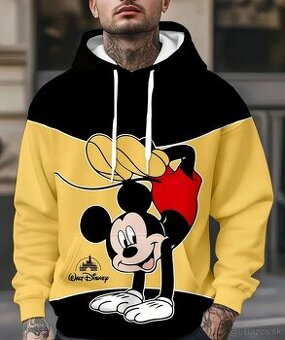 PÁNSKA MIKINA S KAPUCŇOU XXL WALT DISNEY MICKEY MOUSE