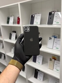 ZÁRUKA 2 ROKY /  Apple iPhone 11 64GB Black, 100% ZDRAVIE - 1