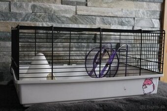 klietka pre škrečka s príslušenstvom - 2 kusy
