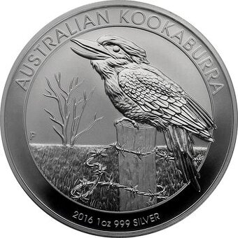 1 oz strieborna minca - Kookaburra 2016