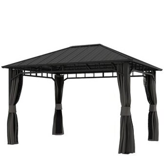 altánok 3x4m s pevnou strechou