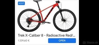 Predam Treck bicykel ako novy