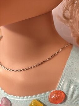 Strieborná retiazka 54 cm, rýdzosť 0.900, váha 3,36 g