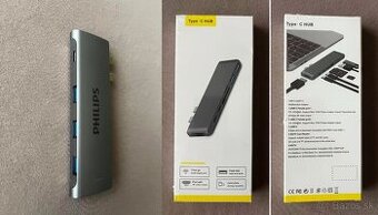 Predám USB-C huby – 2 typy (5v2 a 7v2)