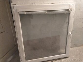 Plastové okno Aluplast - trojskok, nové, so žalúziou