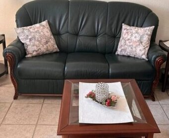 Luxusní italská kožená sedačka, 4094