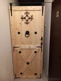 Sedliacke posuvné dvere ,stodolové dvere - 1