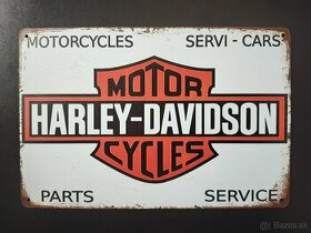 Plechová retro tabuľa Harley - 1
