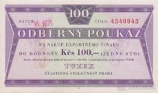 Tuzex. poukázky - bony 1958 - 1973 až 2.000,- €