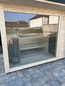 Exteriérová fínska sauna