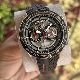 Graham, model Silverstone RS Skeleton, originál hodinky 