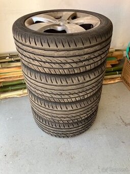 17” hlinikove disky Skoda + letne pneu