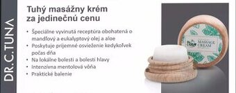 Masážny krém v drievku 7g za 9,50€