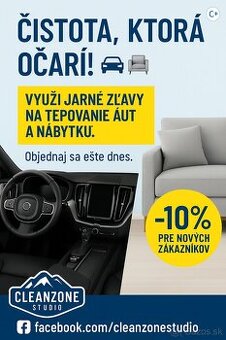 Tepovanie áut a nábytku – Poprad, Kežmarok a okolie