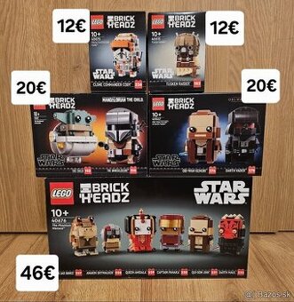 NOVÉ LEGO STAR WARS BrickHeadz