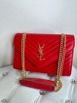 yves saint laurent kabelka červená
