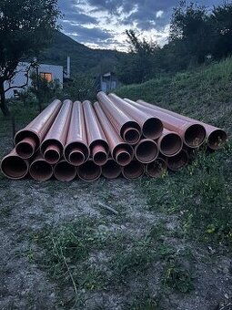 PVC nová kanálová rúra- hladká DN 315 , DN 200
