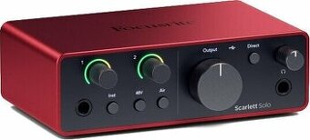 Focusrite Scarlett Solo 4th Gen USB zvuková karta - 1