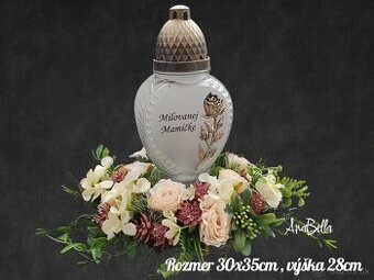 Ikebana na hrob, kahanec pre mamičku