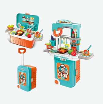 Detská kuchynka v kufríku  - Nová