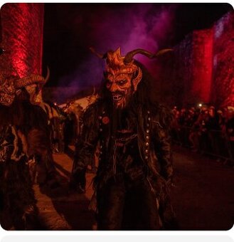 Krampus na Trenčianskom hrade