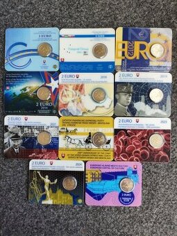 Predám Slovenské 2€ BU karty