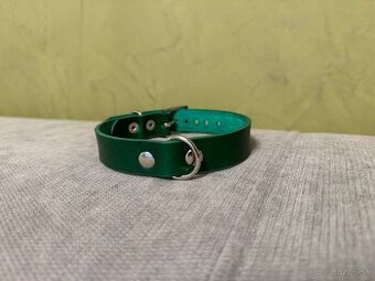 Kvalitný obojok pre psa z pravej talianskej kože