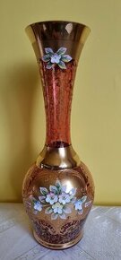 HAIDA - luxusná sklenená váza    , výška je 30 cm .