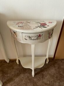 Vintage Dekoračný Vysoký nočný stolík