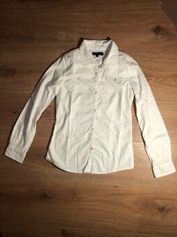 TOMMY HILFIGER - biela dievčenská blúzka