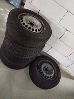 Sada diskov vw T5 zimné pneu 215/65 r16