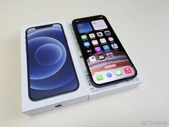 APPLE IPHONE 12 64GB BLACK ,BATERKA 100%