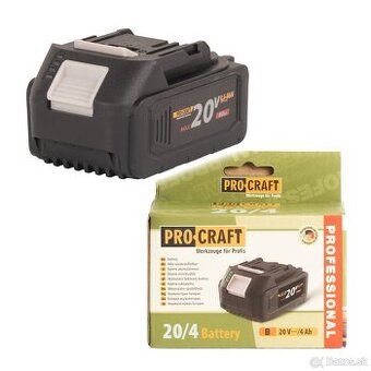 Akumulátor 20V Li-ion, 4000mAh Procraft 20/4