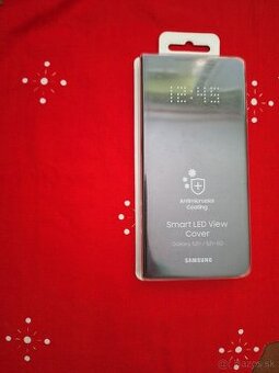 Knižkové led púzdro Samsung s21 plus čierne l
