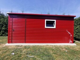 ZÁHRADNÝ DOMČEK 5×3 m | RAL3011 ČERVENÝ