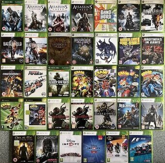 Predam hry na Xbox 360 (Crash, Kinect, FIFA, NFS - akt.19.10