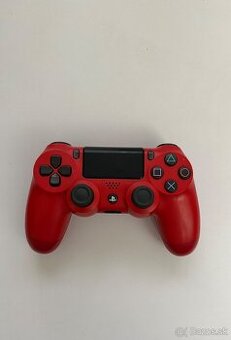 Originálny červený ovládač pre Ps4