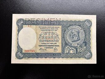 ‼️100 korún slovenských 1940 L1‼️