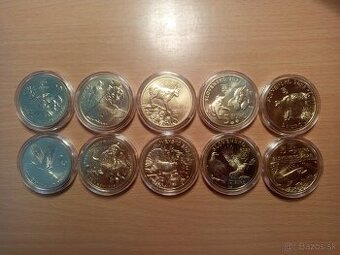 Fauna a flóra na Slovensku – sada – Zberateľské mince