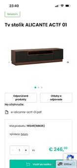 TV komoda a skrinka set