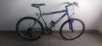 Predám modrý horsky bicykel CTM rebel 26" kolesa. Prevod 3x