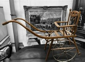 starý vozík (kočík) pre bábiku - 1
