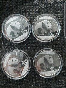 Investičné striebro, mince, Panda 2016