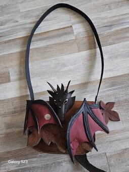 Kožema kabelka hand made