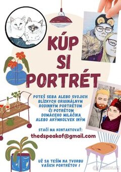 Jedinečný Farebný Portrét na Objednávku