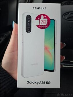 Samsung Galaxy A26 5G – 128 GB, biely