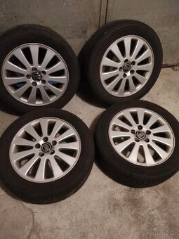 4ks alu disky orig. Volvo 5x108 R16 pneu 5mm 205/55 r16