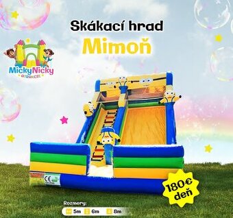 Nafukovacia smykala na prenajom