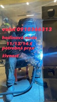 Ponuka práce pre zvárčov CO2
